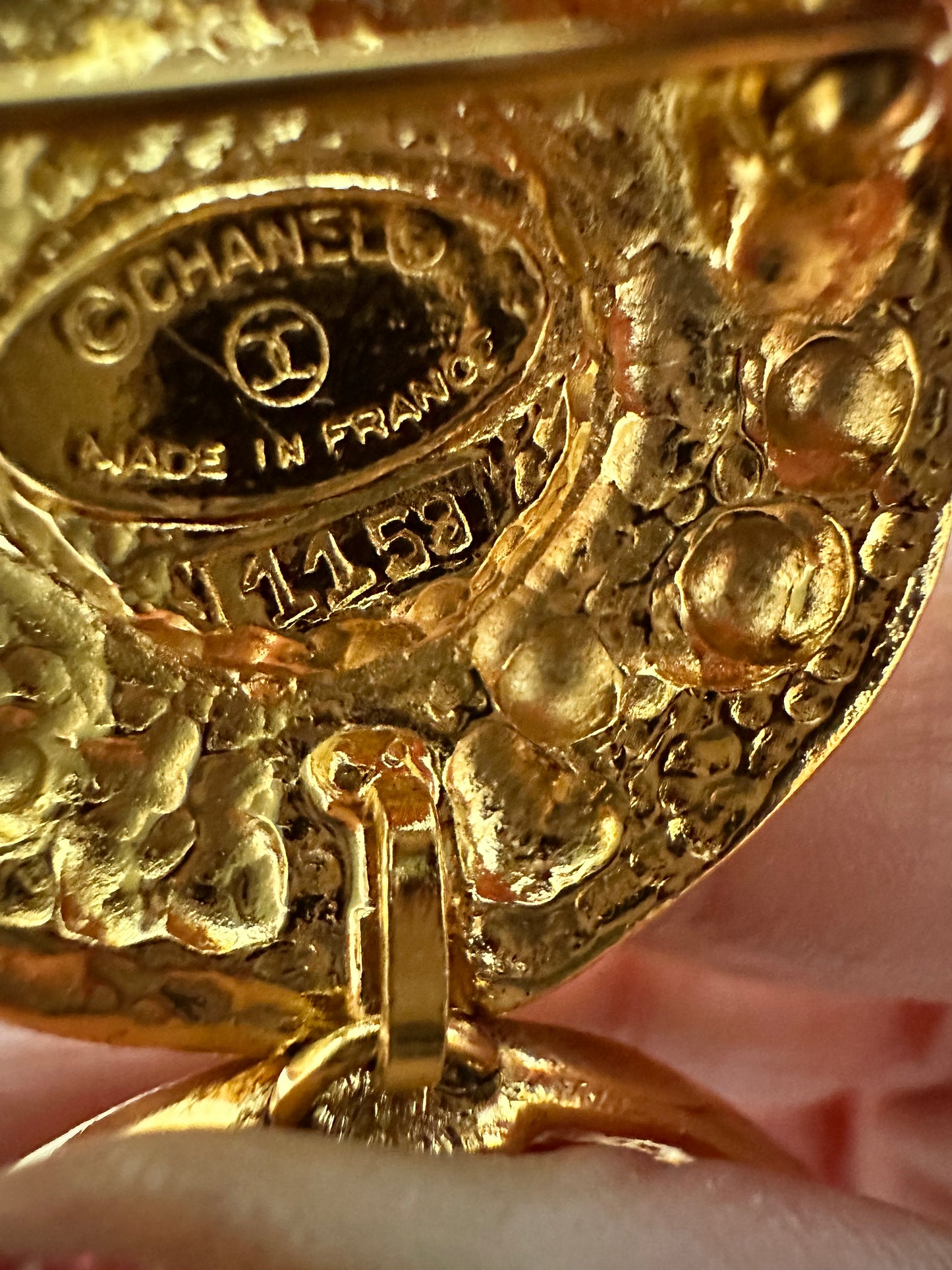 Rare Vintage Chanel Gripoix/Goossens Baroque-Inspired Brooch