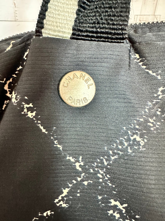 Chanel Black Nylon Travel Line Bag