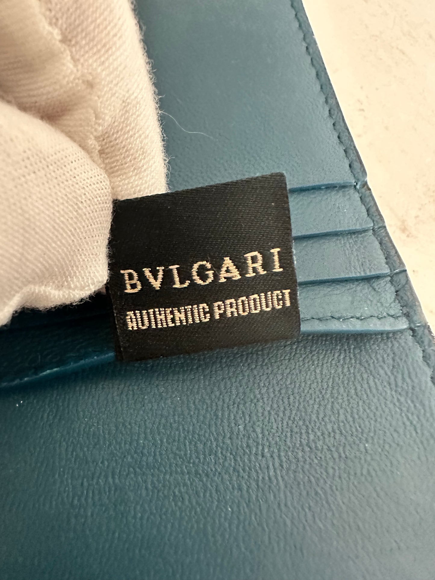 Bulgari Black Calfskin Bifold