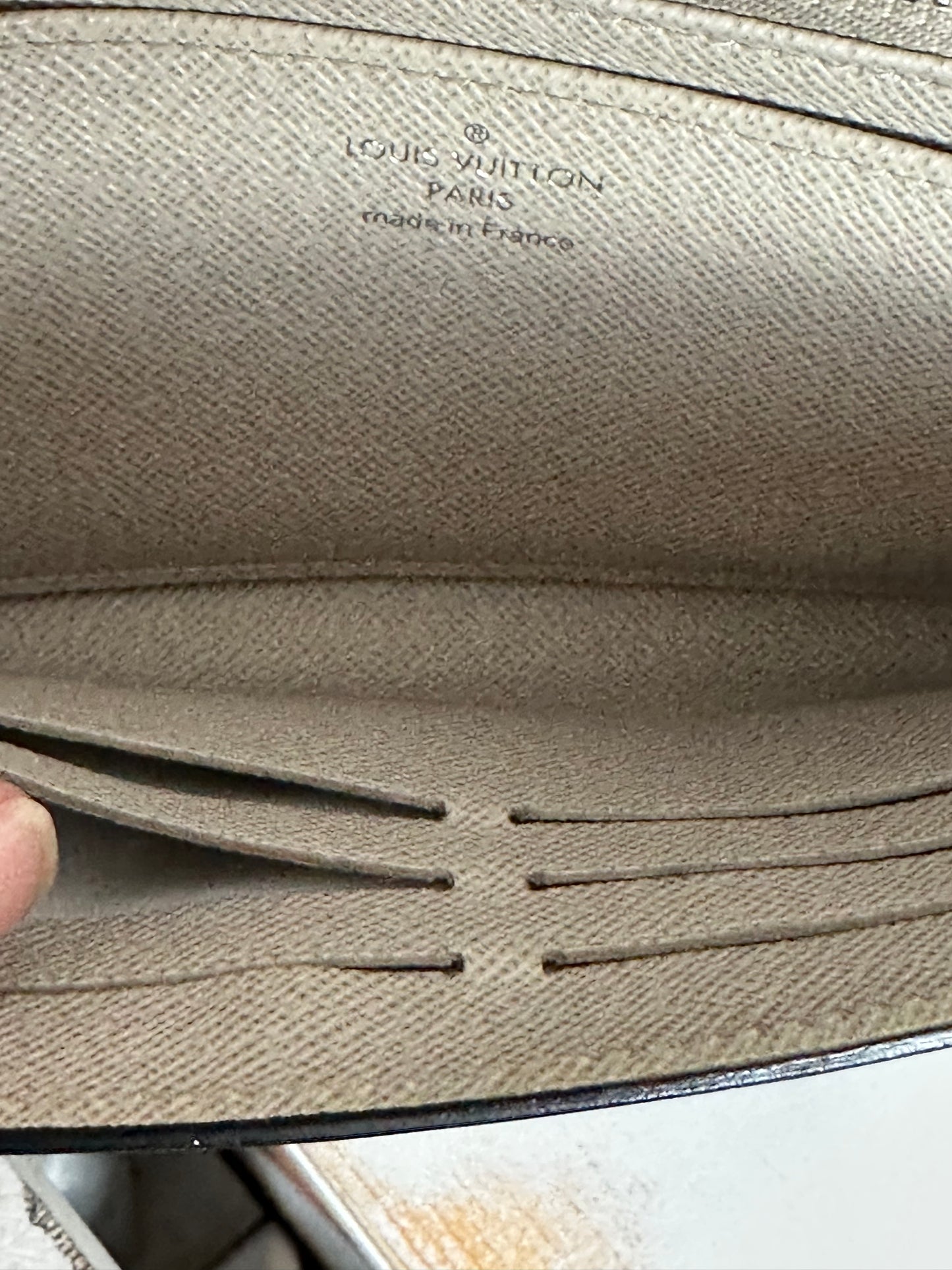 Louis Vuitton Denim Epi Twist Lock Sarah Wallet