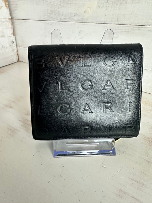 Bulgari Black Calfskin Bifold