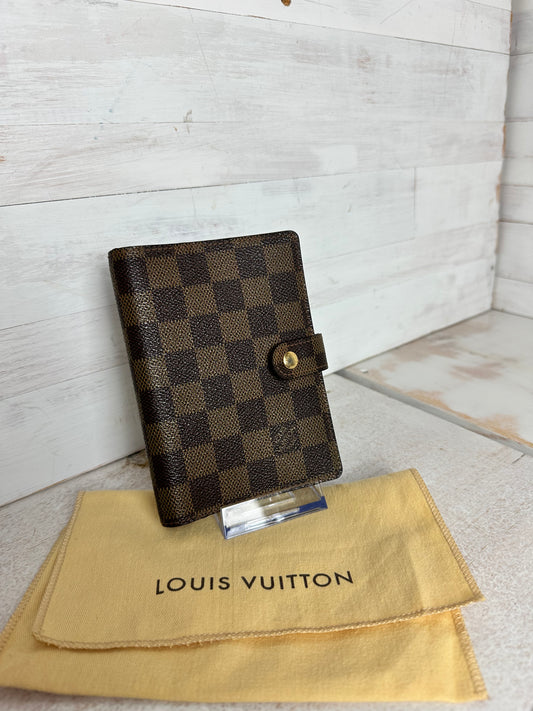 Louis Vuitton Damier Ebene Agenda PM