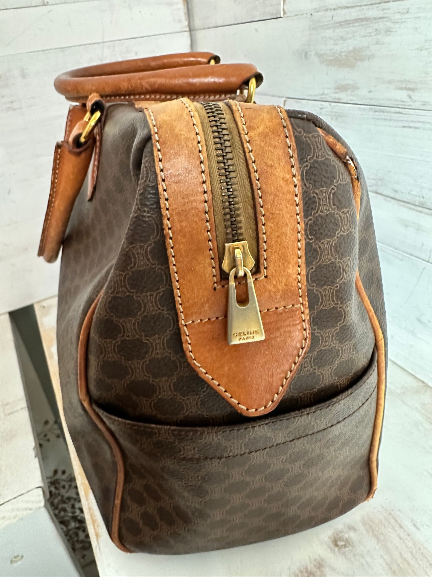 Celine Macadam Boston Bag