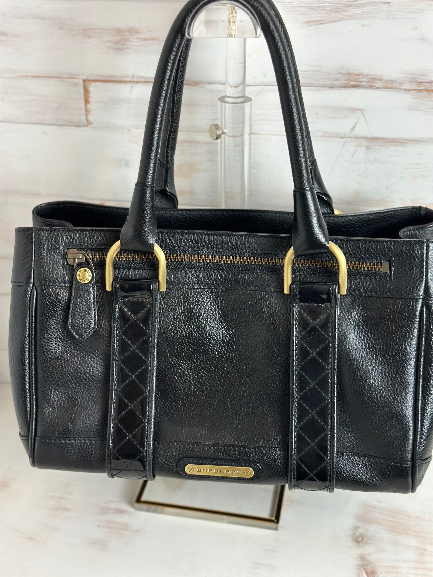Burberry Black Leather Handbag