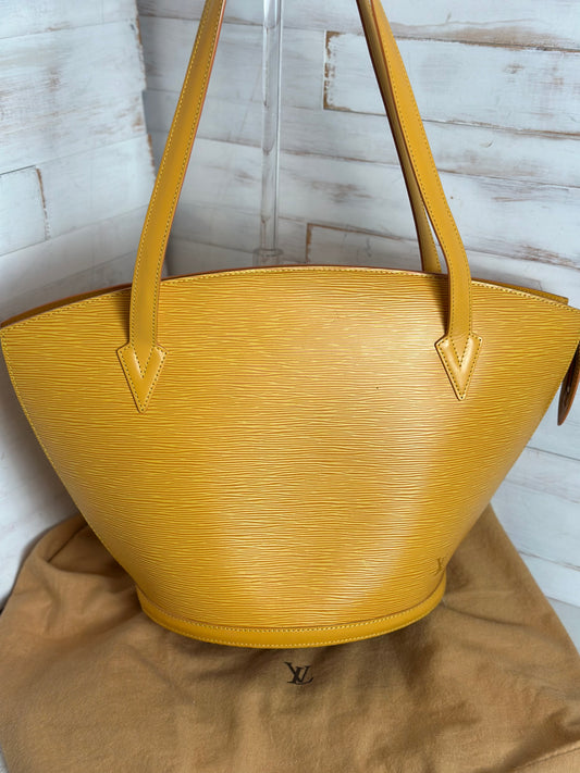 Louis Vuitton VINTAGE Yellow Epi St. Jacques GM