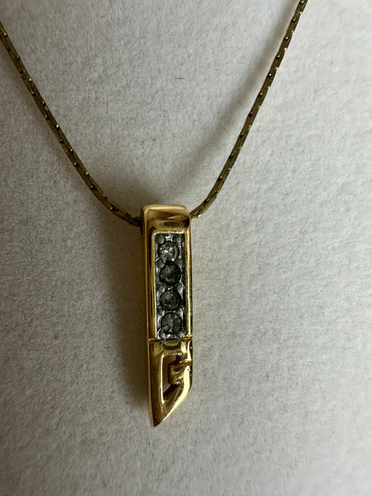 Givenchy Stone Motif Necklace