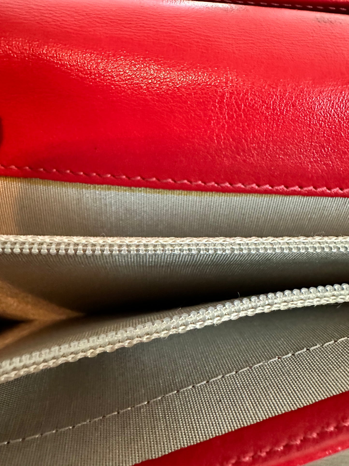 Chanel Bicolor Matelasse Pink Lambskin Leather Long Wallet