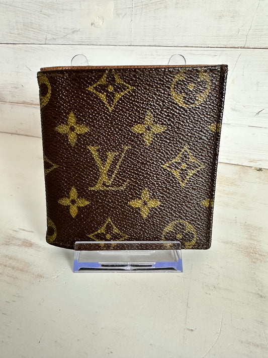 Louis Vuitton VINTAGE Monogram Porte-Billet Bleu Compact Wallet