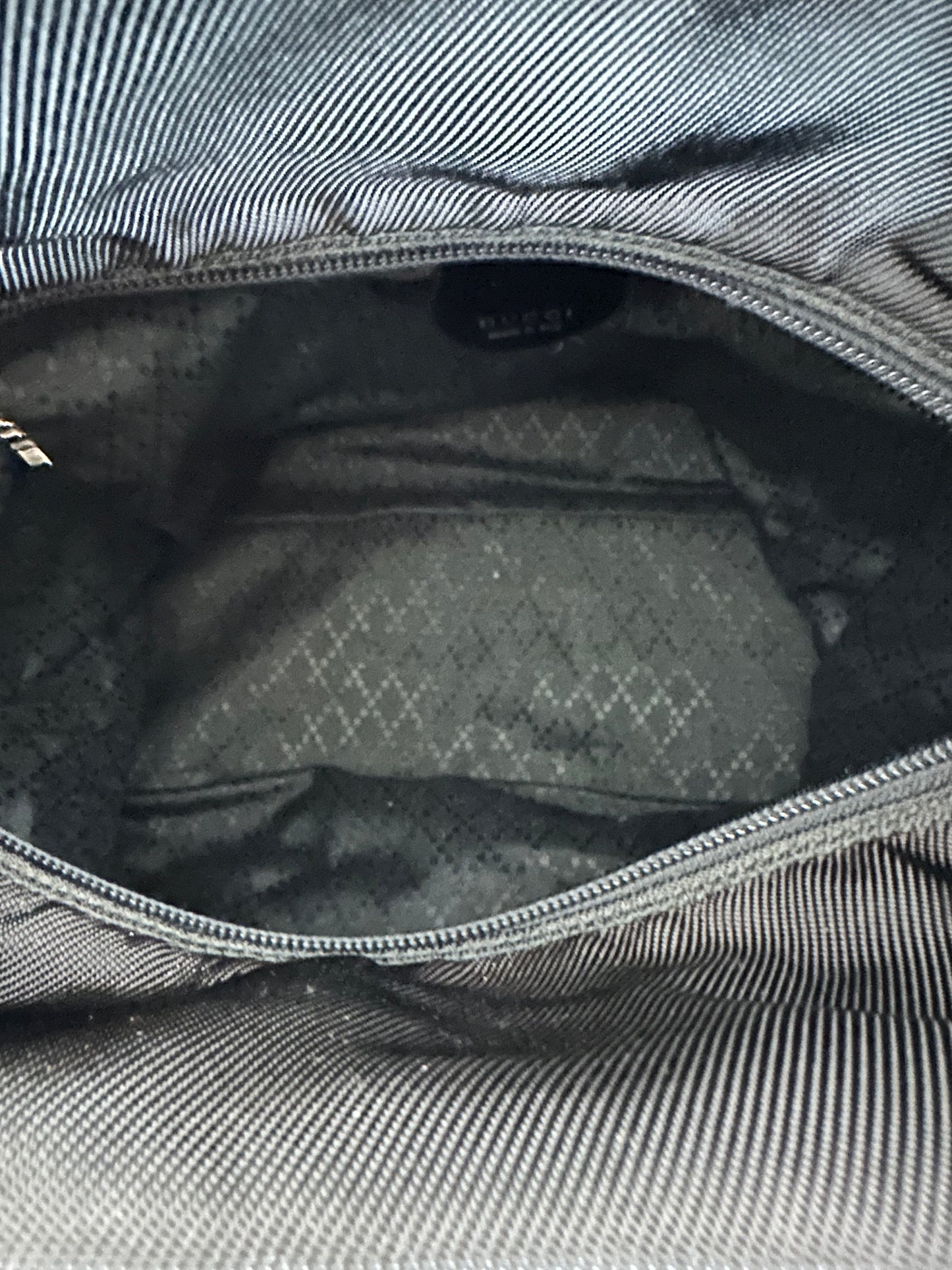 Gucci Black 2-Way Canvas Tote