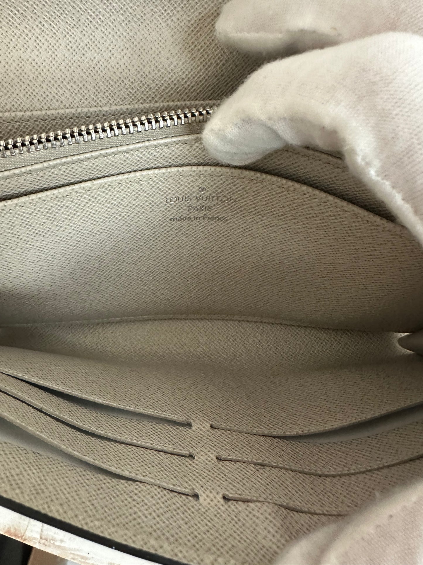 Louis Vuitton Denim Epi Twist Lock Sarah Wallet