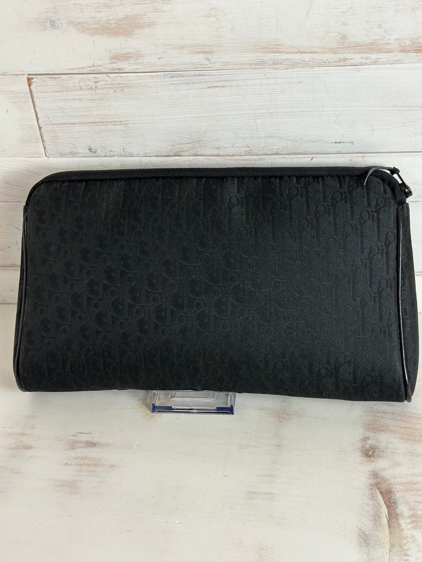 Christian Dior Oblique Trotter Second Bag/Clutch Black