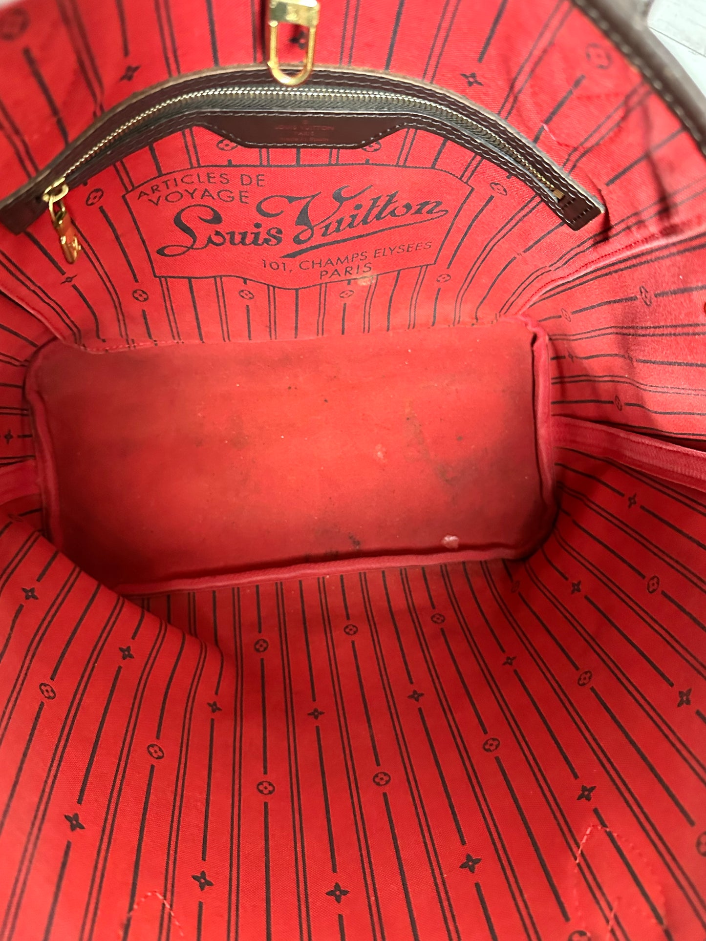 Louis Vuitton Damier Ebene Neverfull MM
