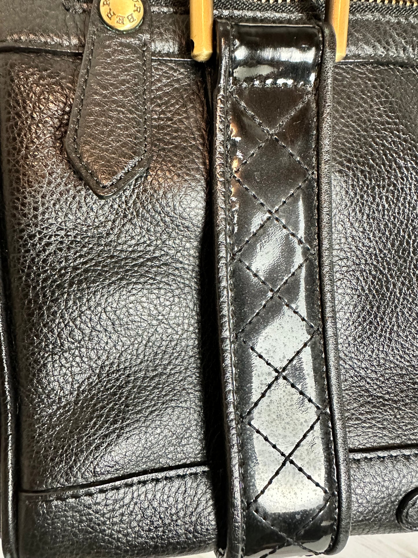 Burberry Black Leather Handbag