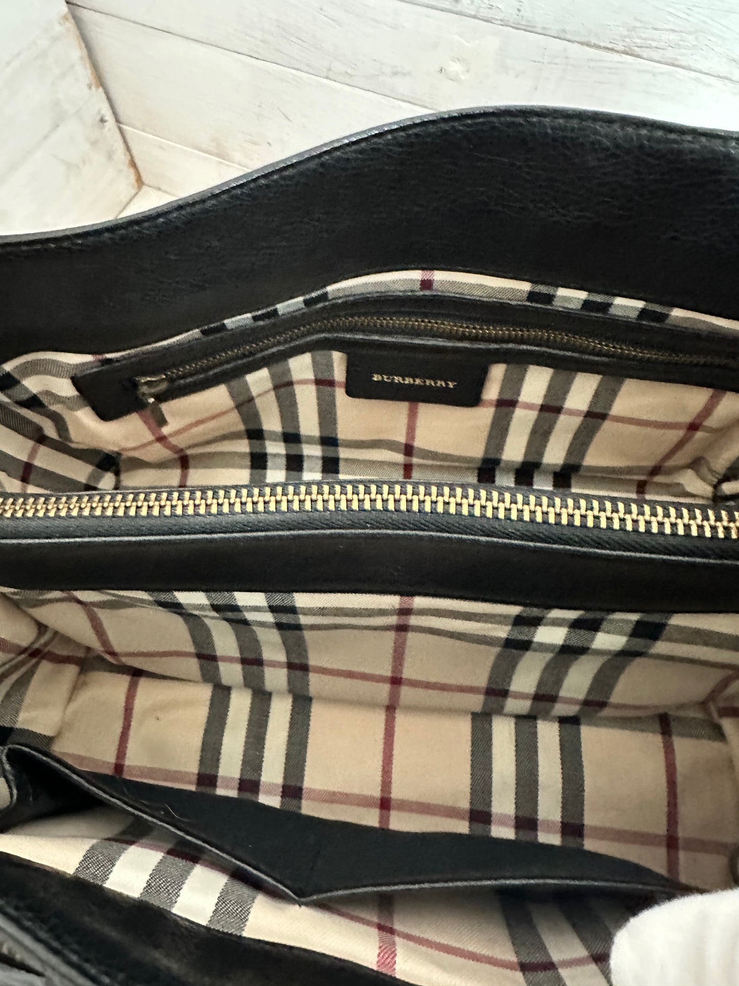 Burberry Black Leather Handbag