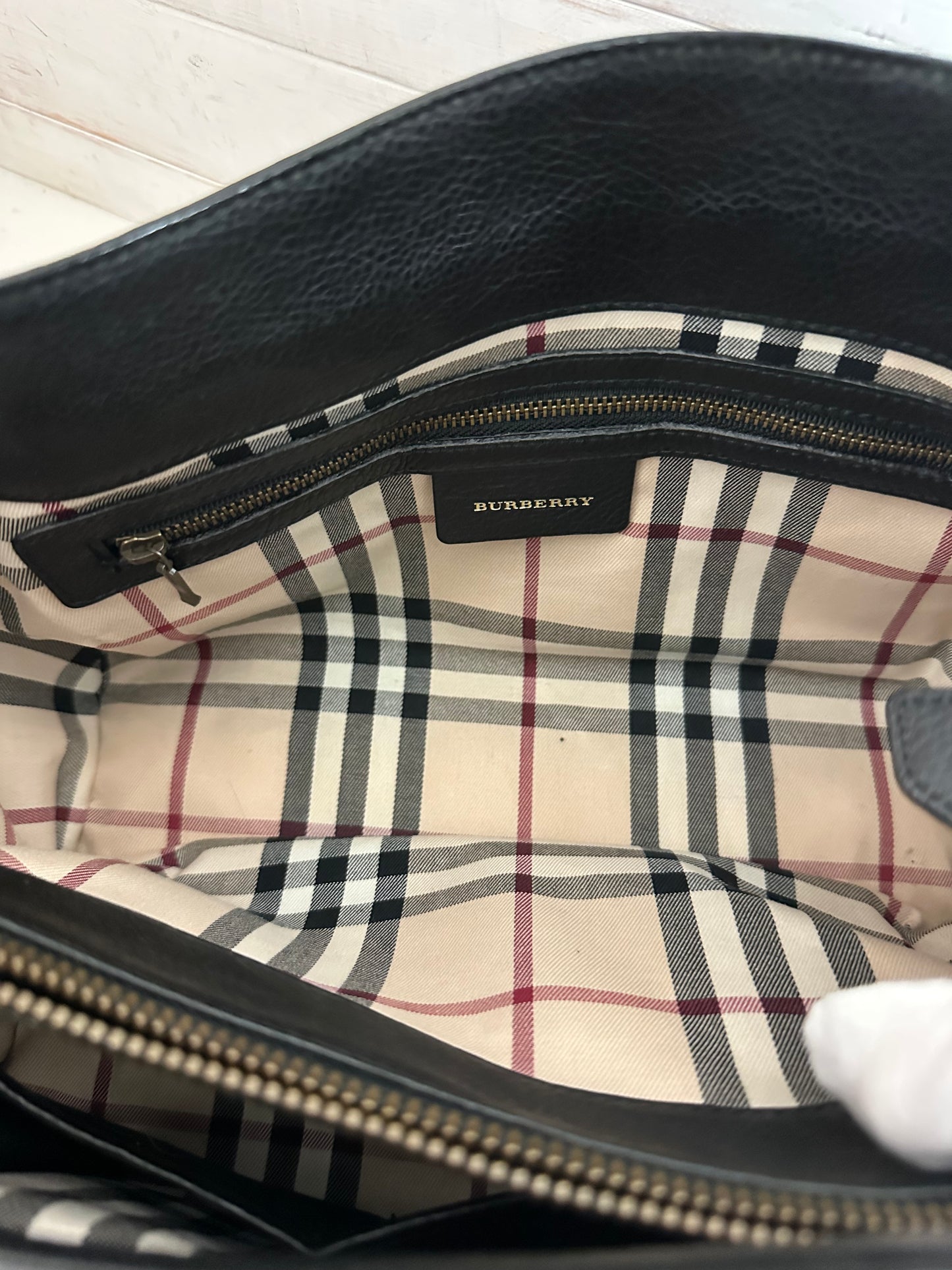 Burberry Black Leather Handbag