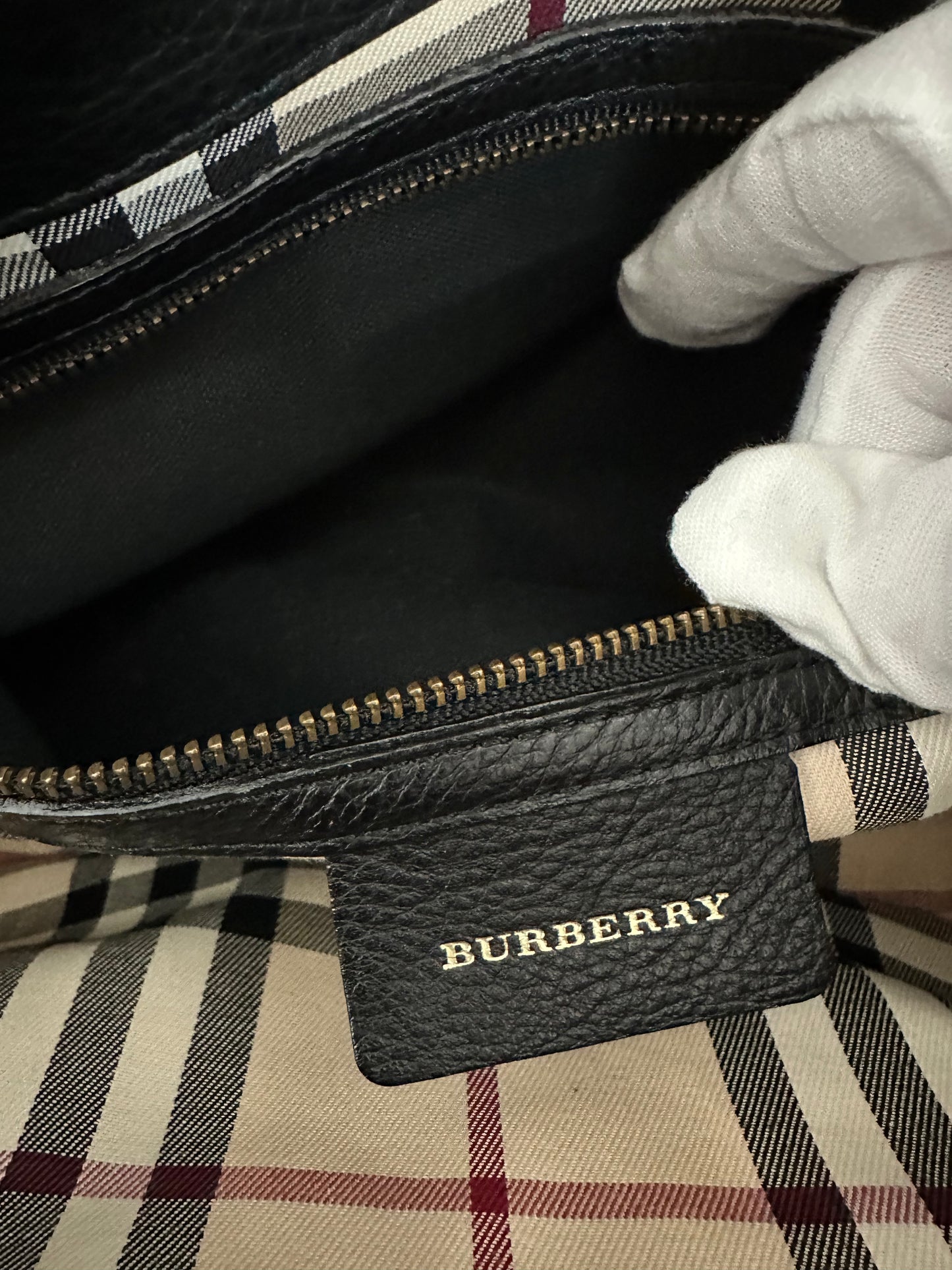 Burberry Black Leather Handbag