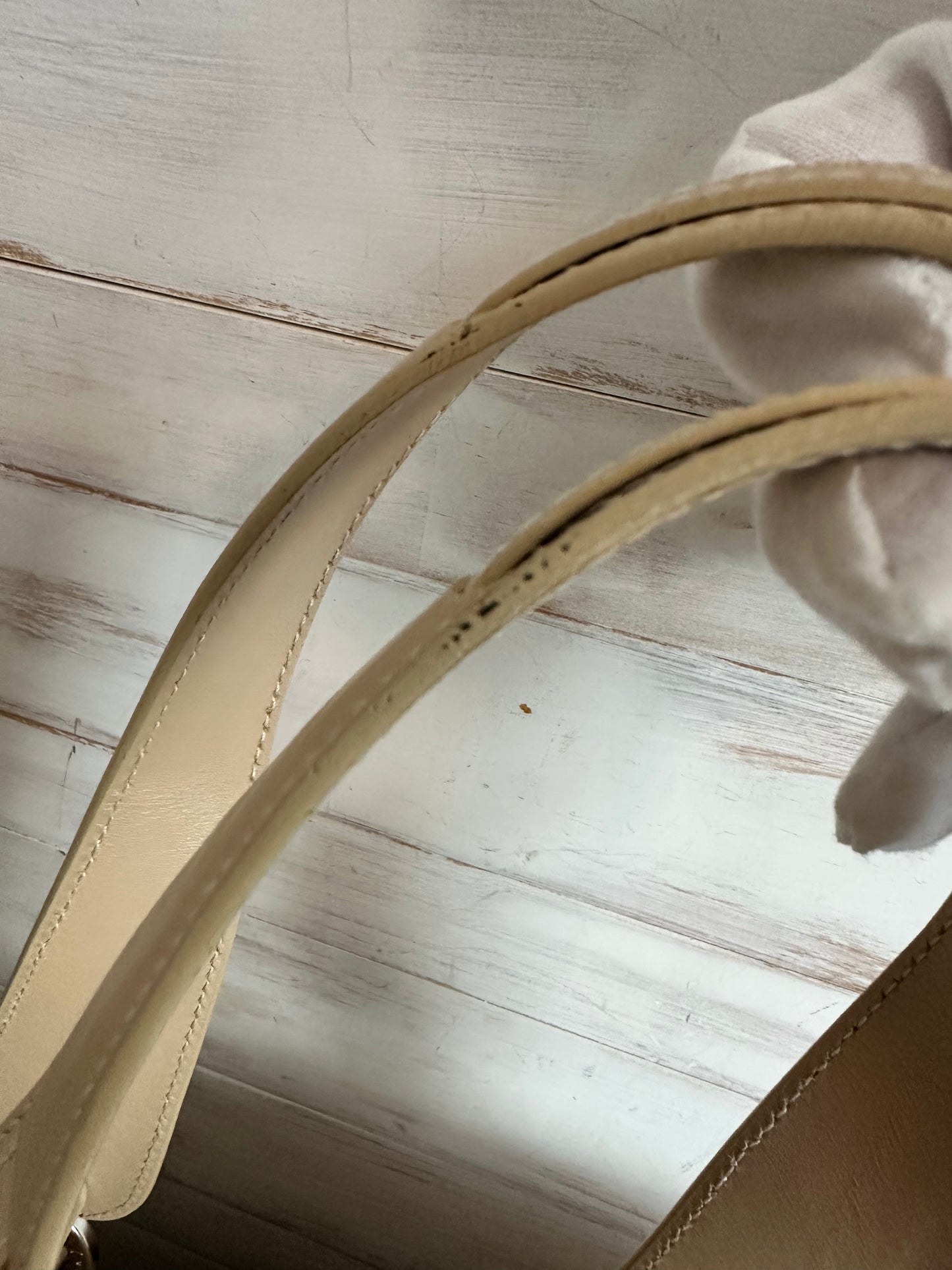 Bulgari Boston Shoulder Bag in Beige Leather