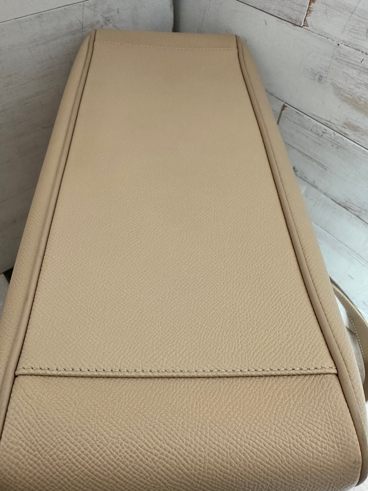 Bulgari Boston Shoulder Bag in Beige Leather