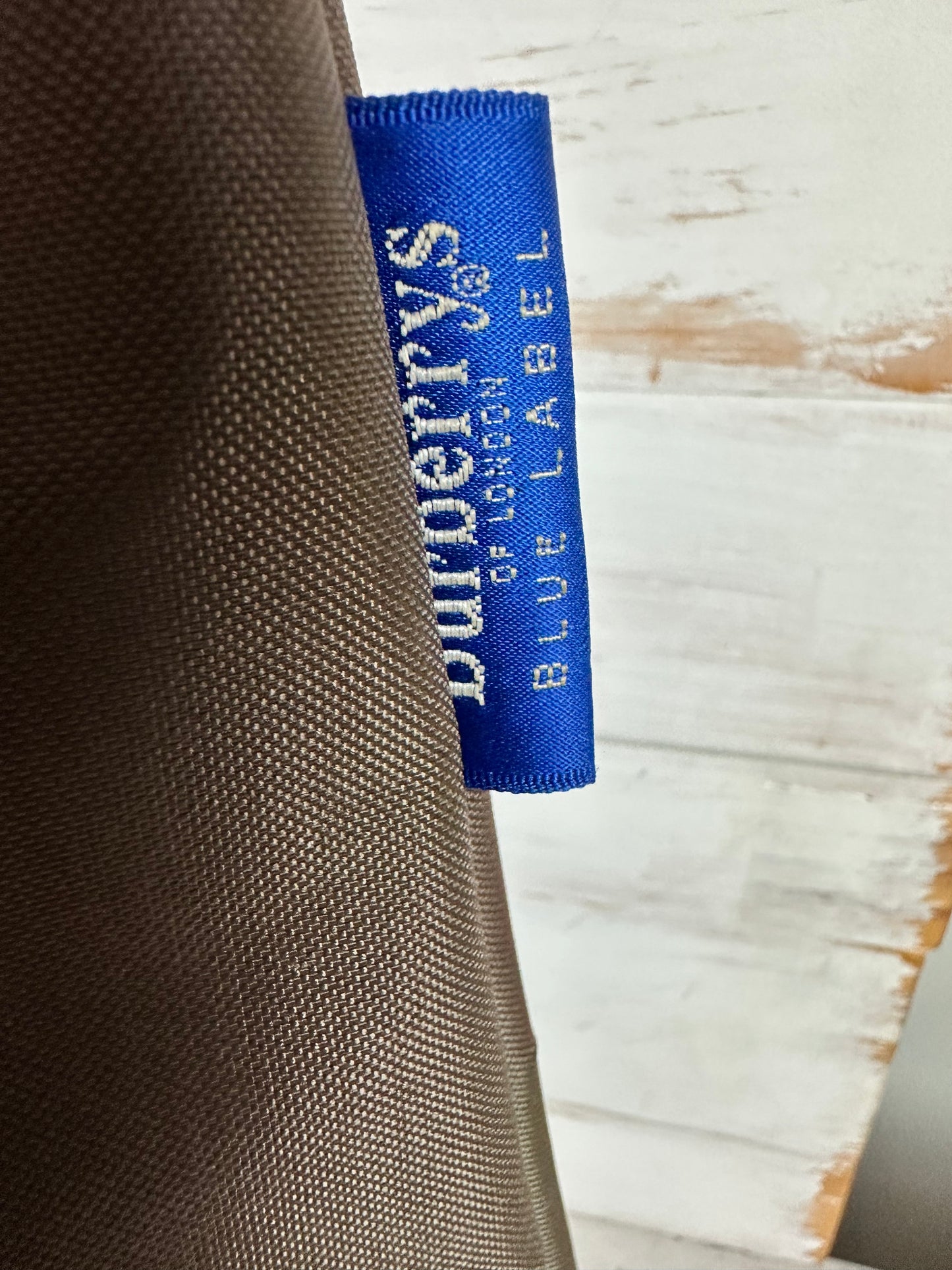 Burberry Blue Label Brown and House Check Tote Bag