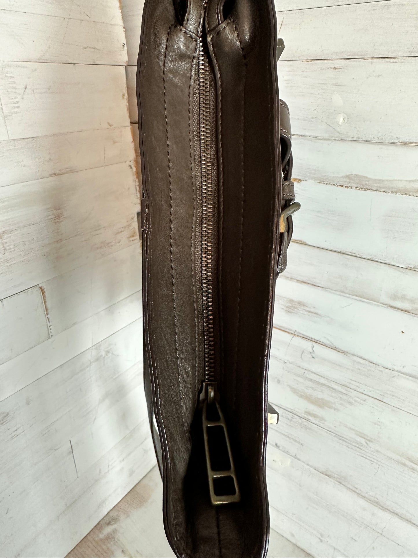 Burberry Dark Brown Quilted Lambskin Crossbody