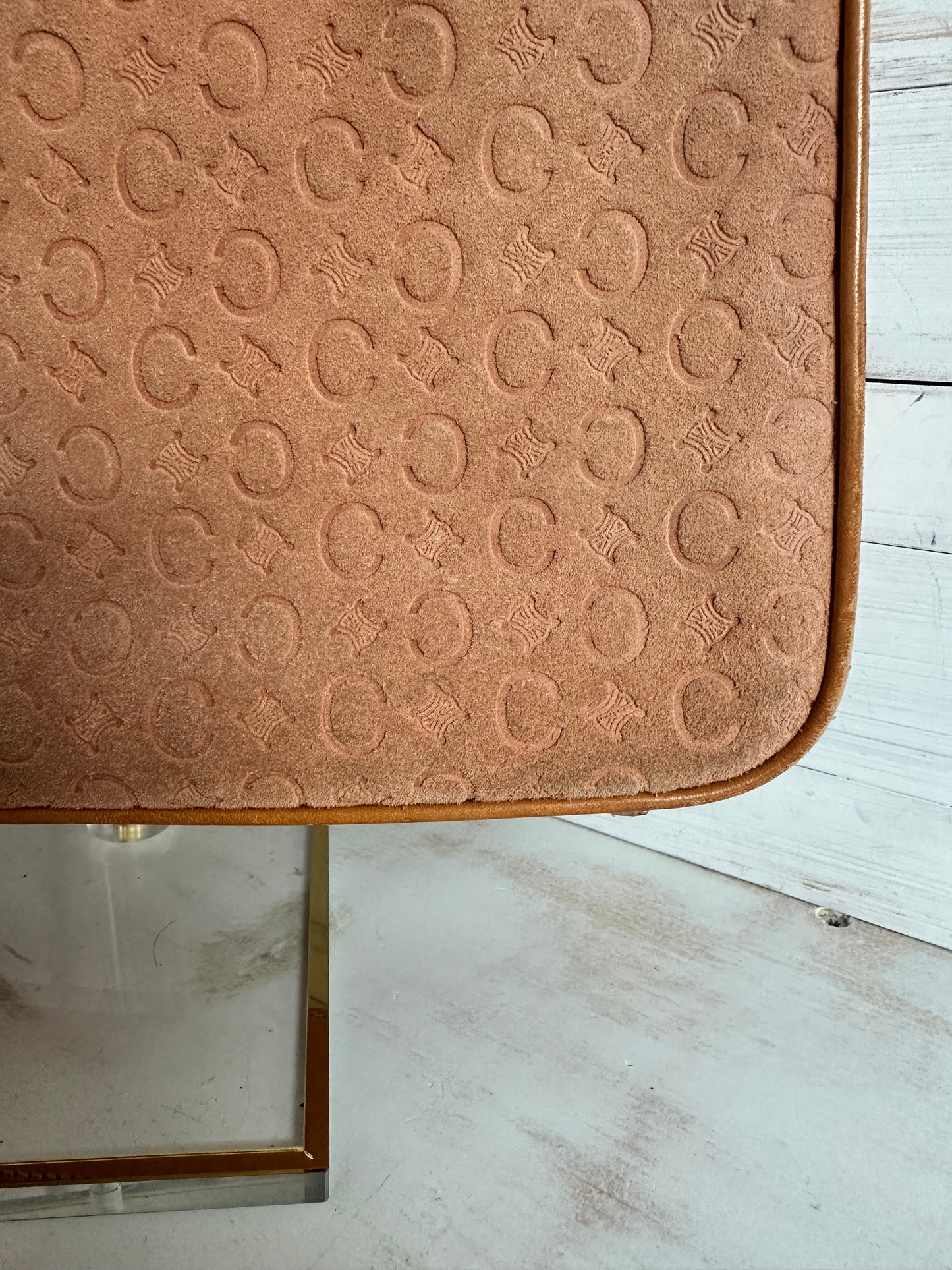 Celine Vintage Salmon Shoulder Bag