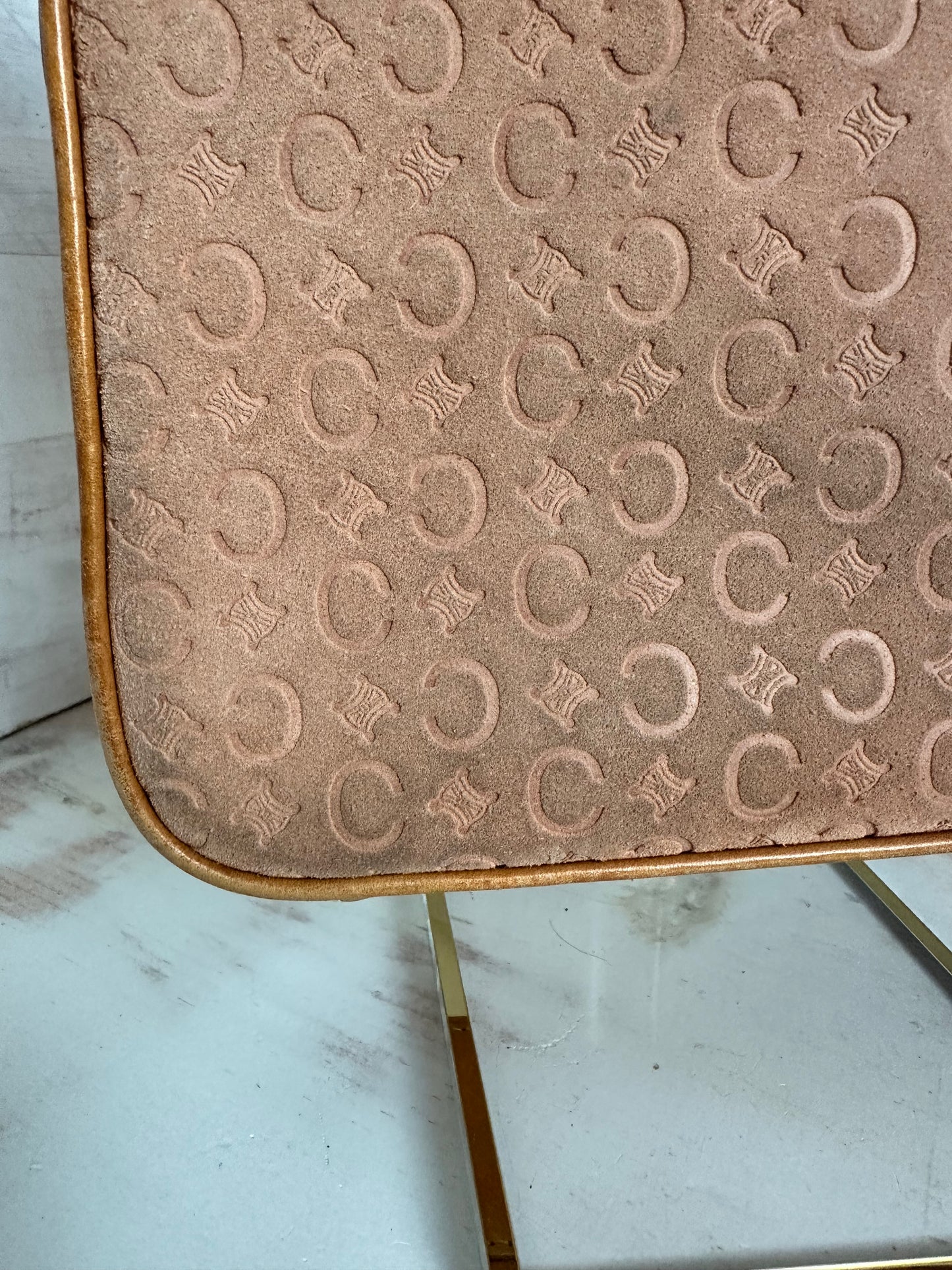 Celine Vintage Salmon Shoulder Bag