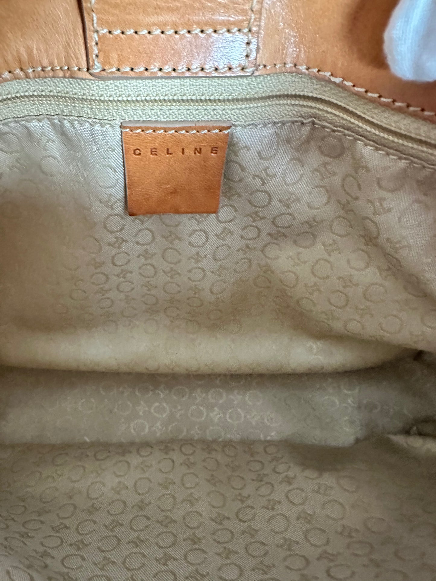 Celine Vintage Salmon Shoulder Bag
