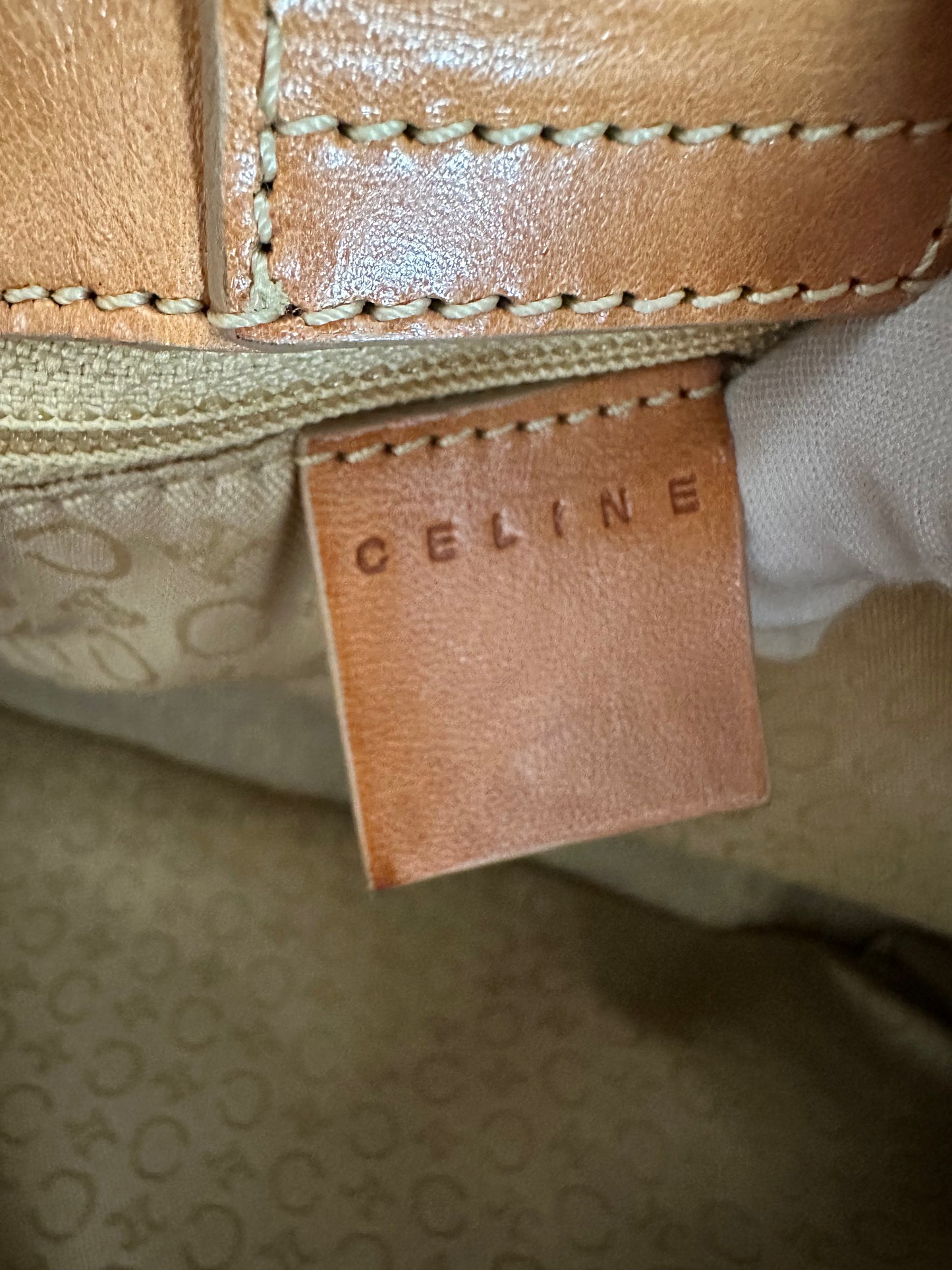 Celine Vintage Salmon Shoulder Bag
