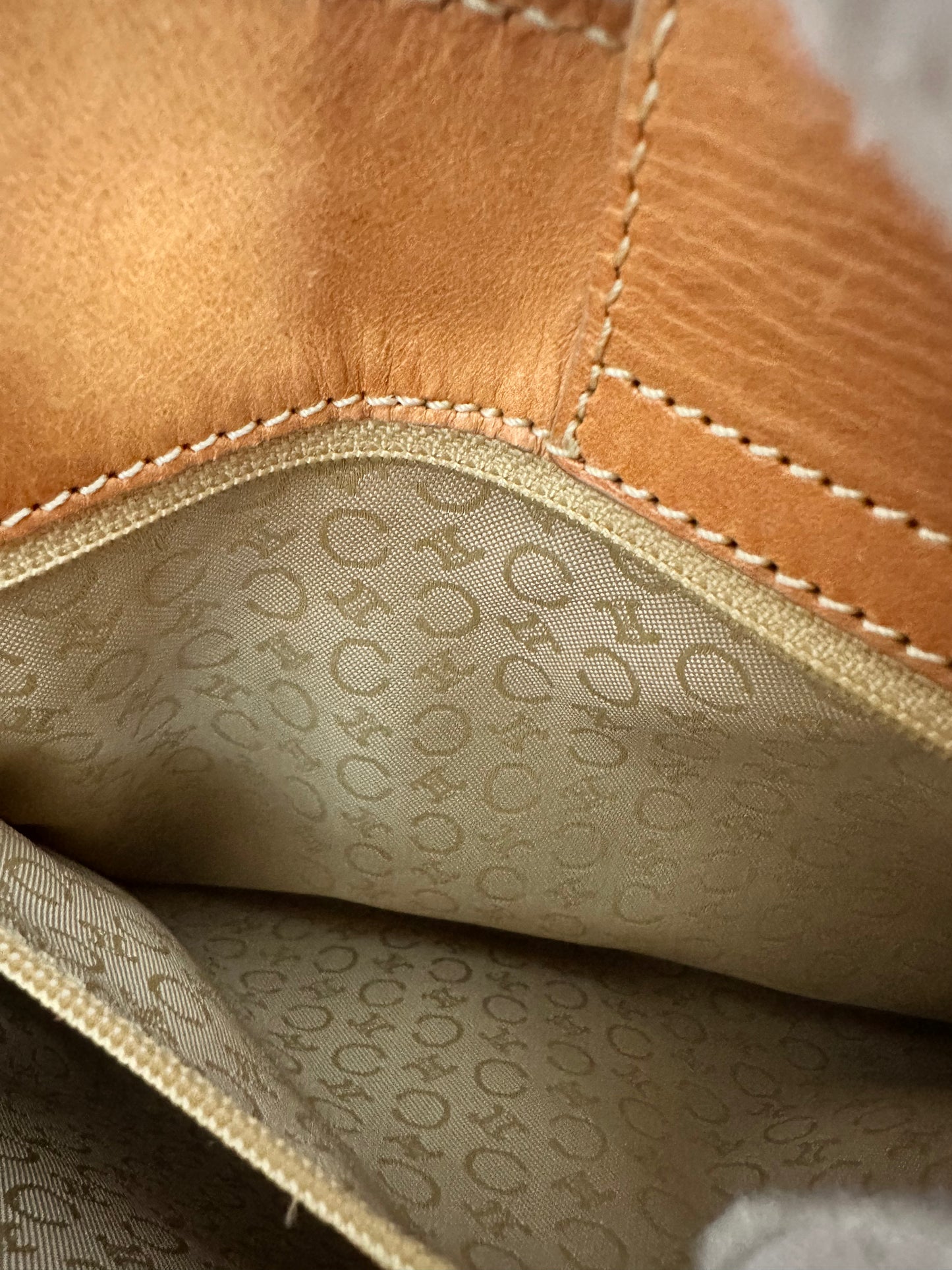 Celine Vintage Salmon Shoulder Bag
