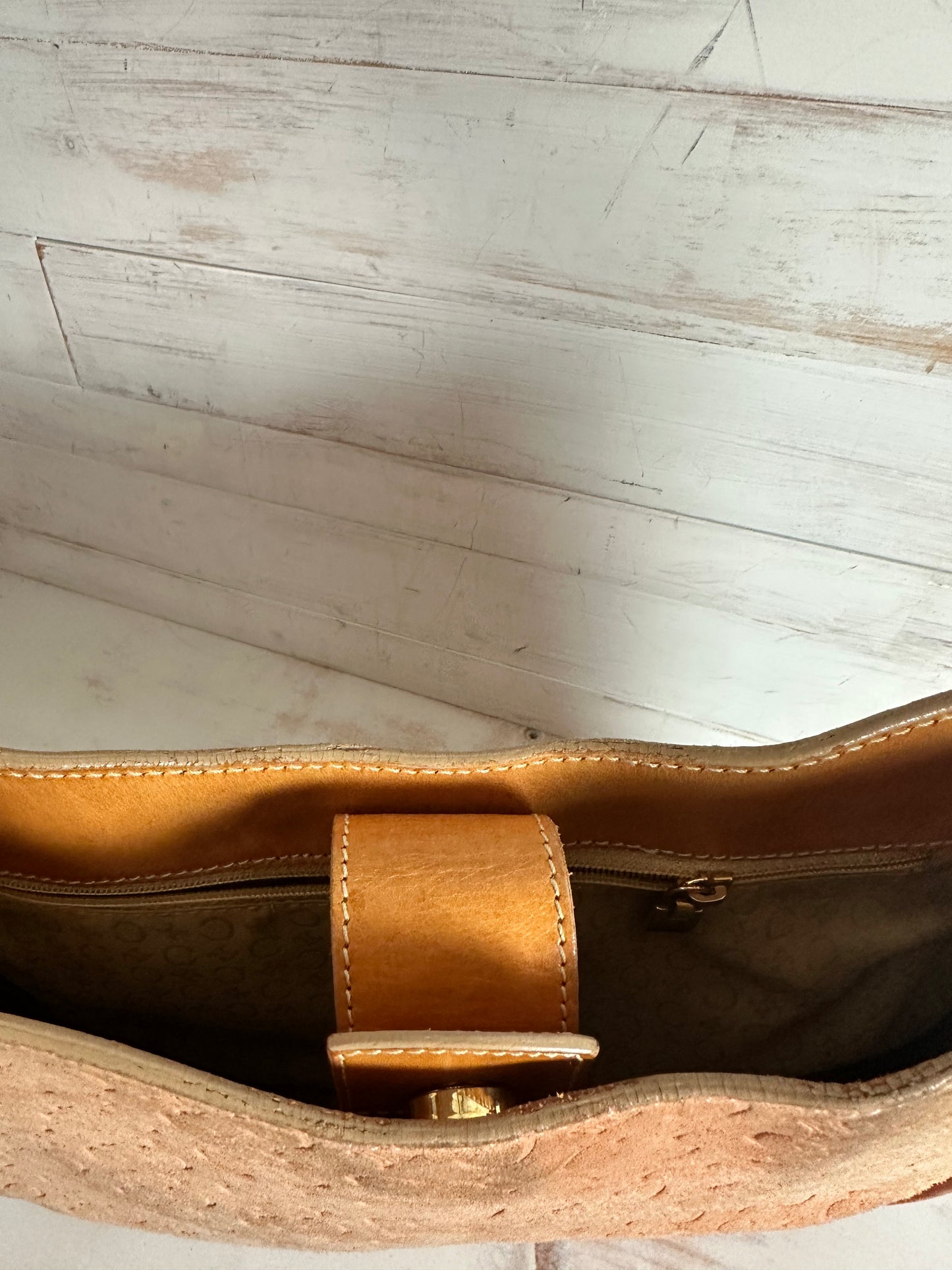 Celine Vintage Salmon Shoulder Bag