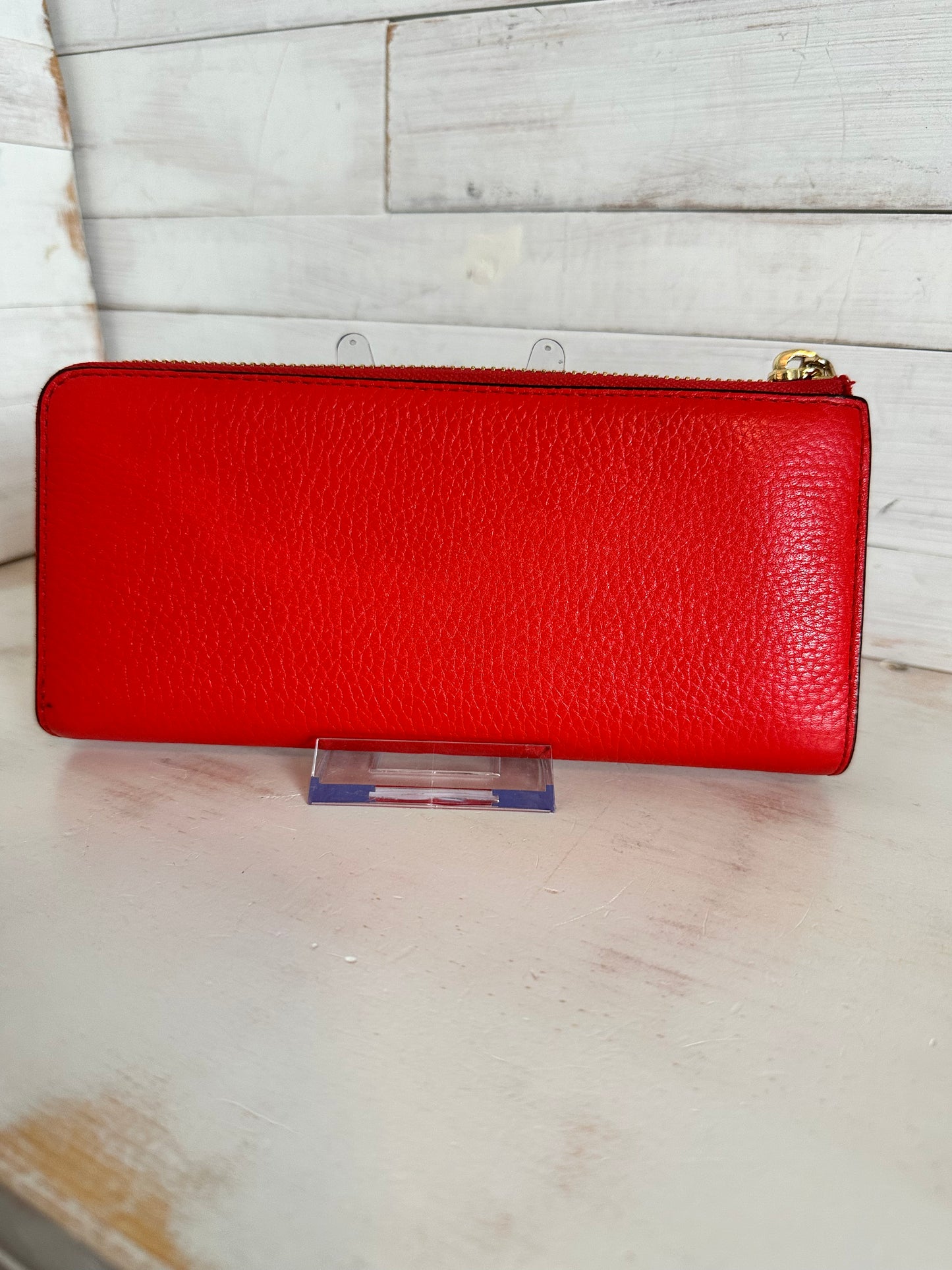 Michael Kors Bedford 3/4 Zip Wallet, Pebbled Wallet