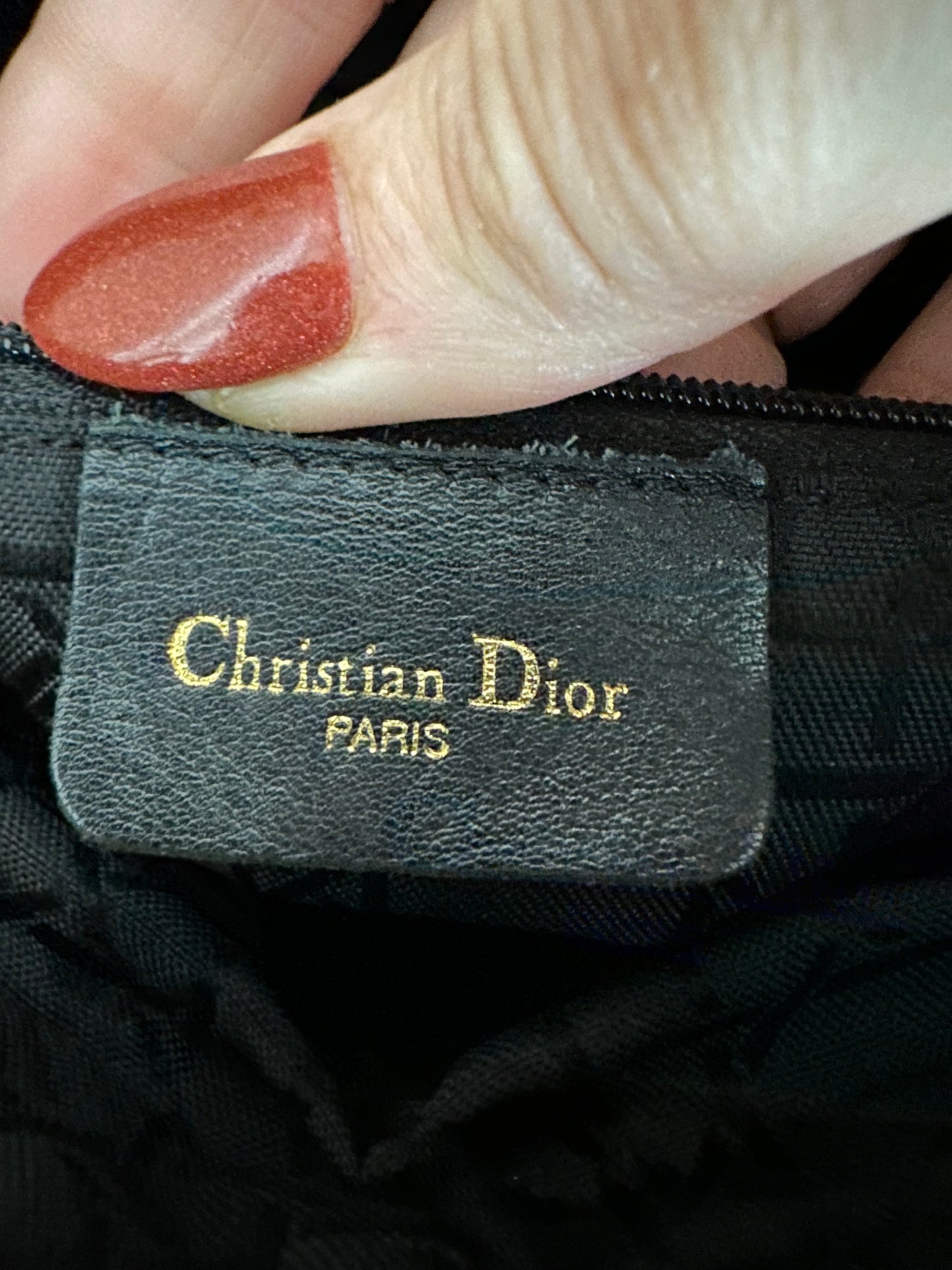 Lady Dior VINTAGE Leopard 2-Way with Rattan Handles