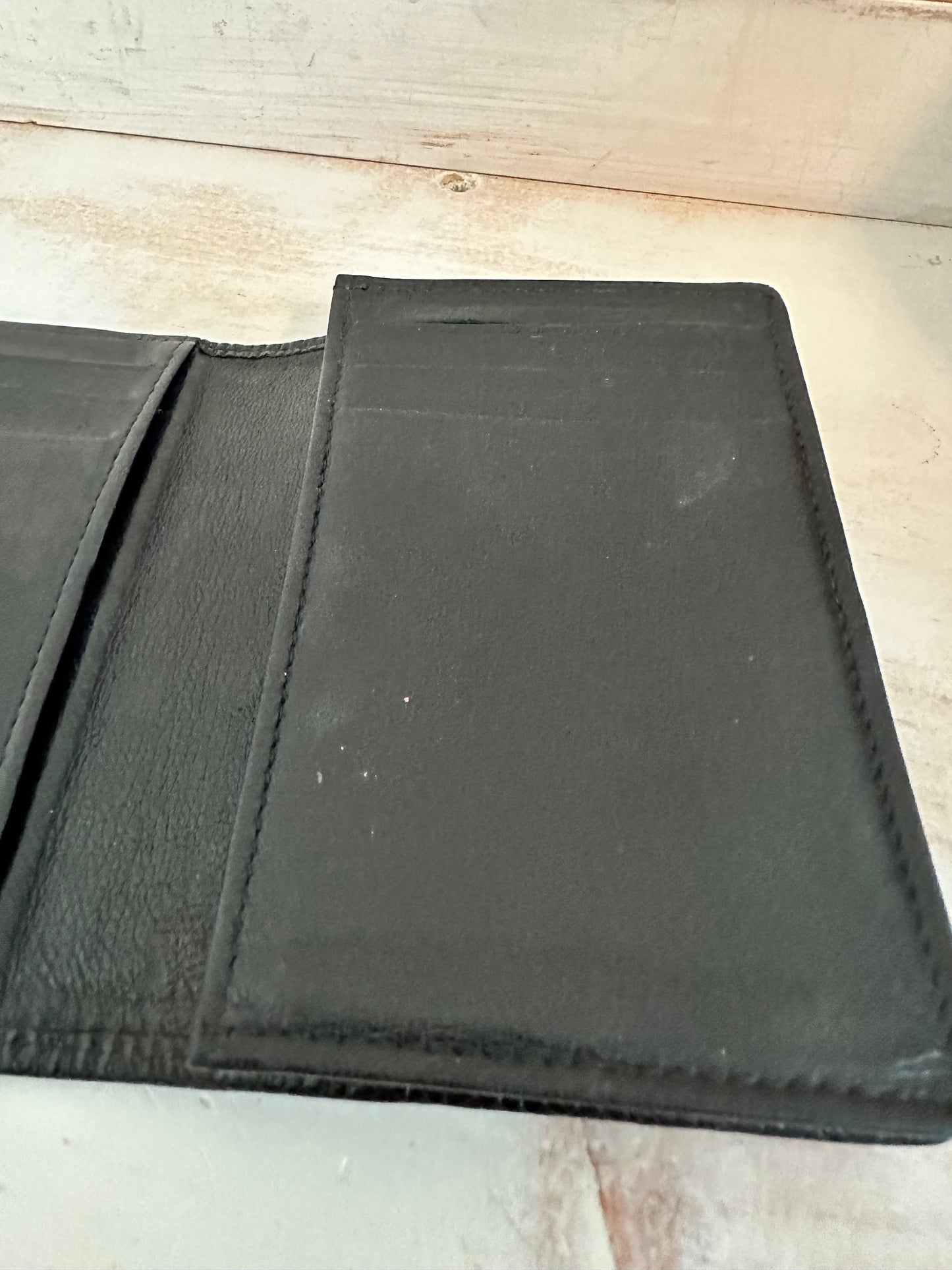 Chanel Black Caviar Leather Card Holder Vintage