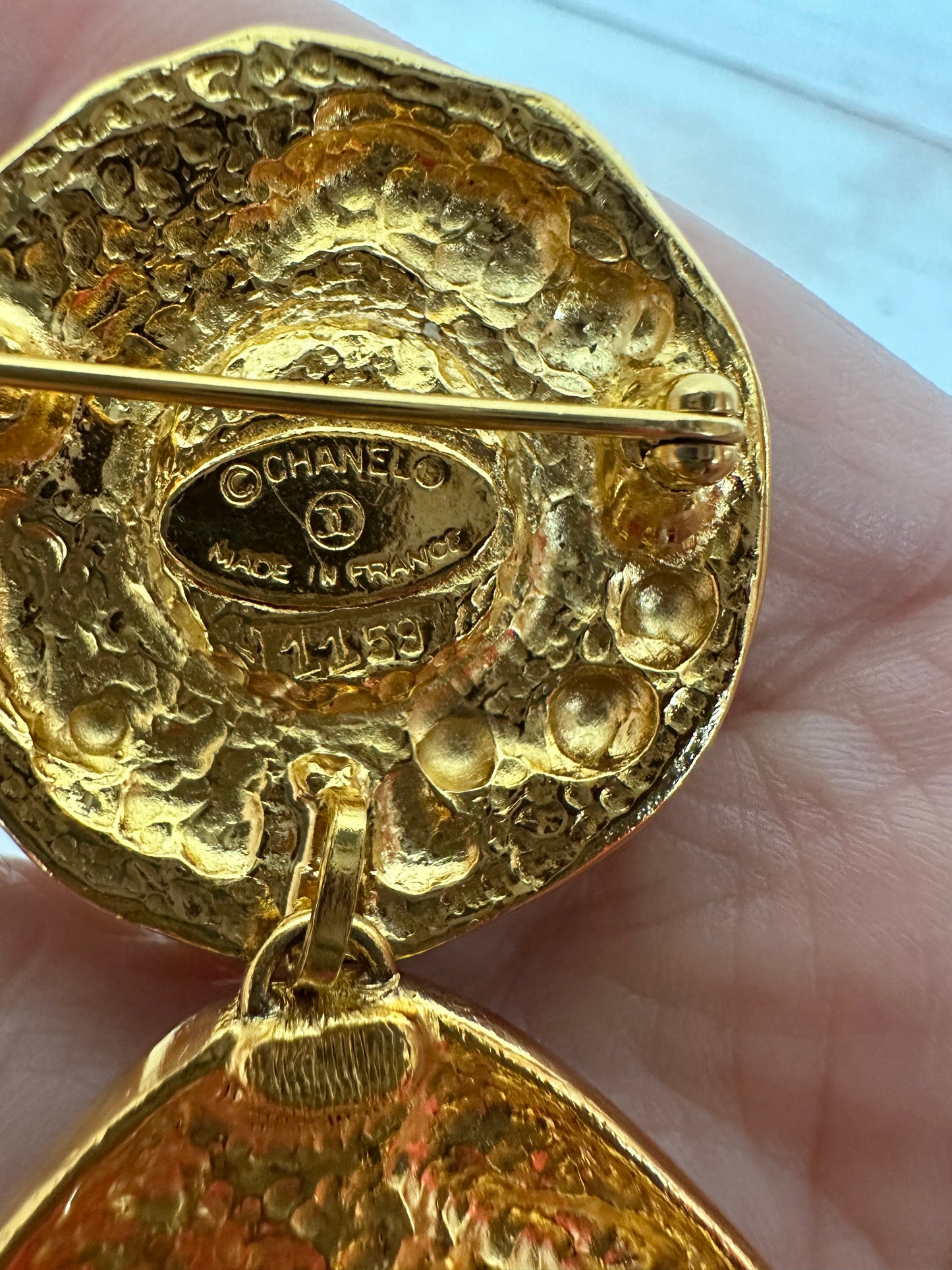 Rare Vintage Chanel Gripoix/Goossens Baroque-Inspired Brooch