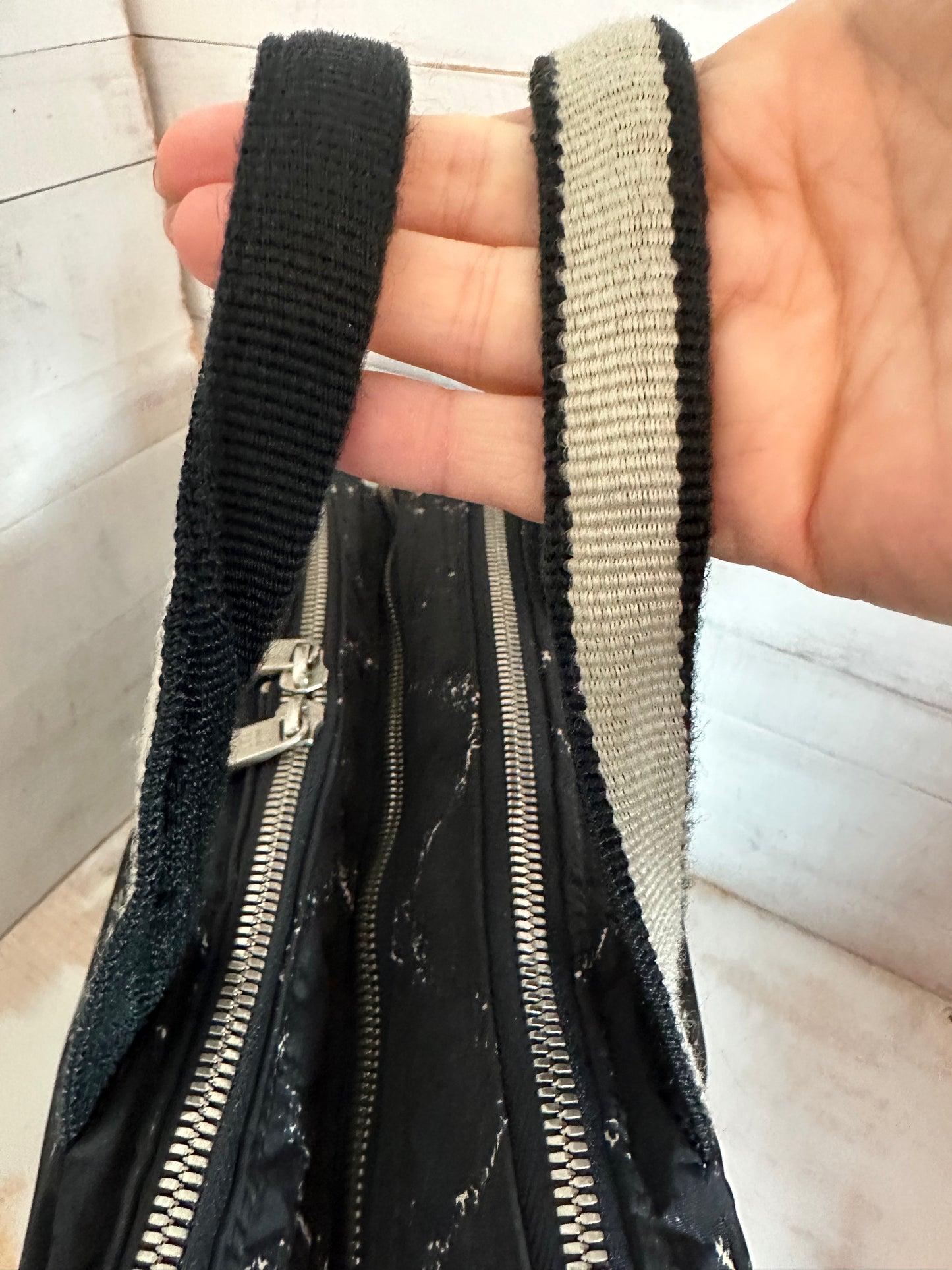 Chanel Black Nylon Travel Line Bag