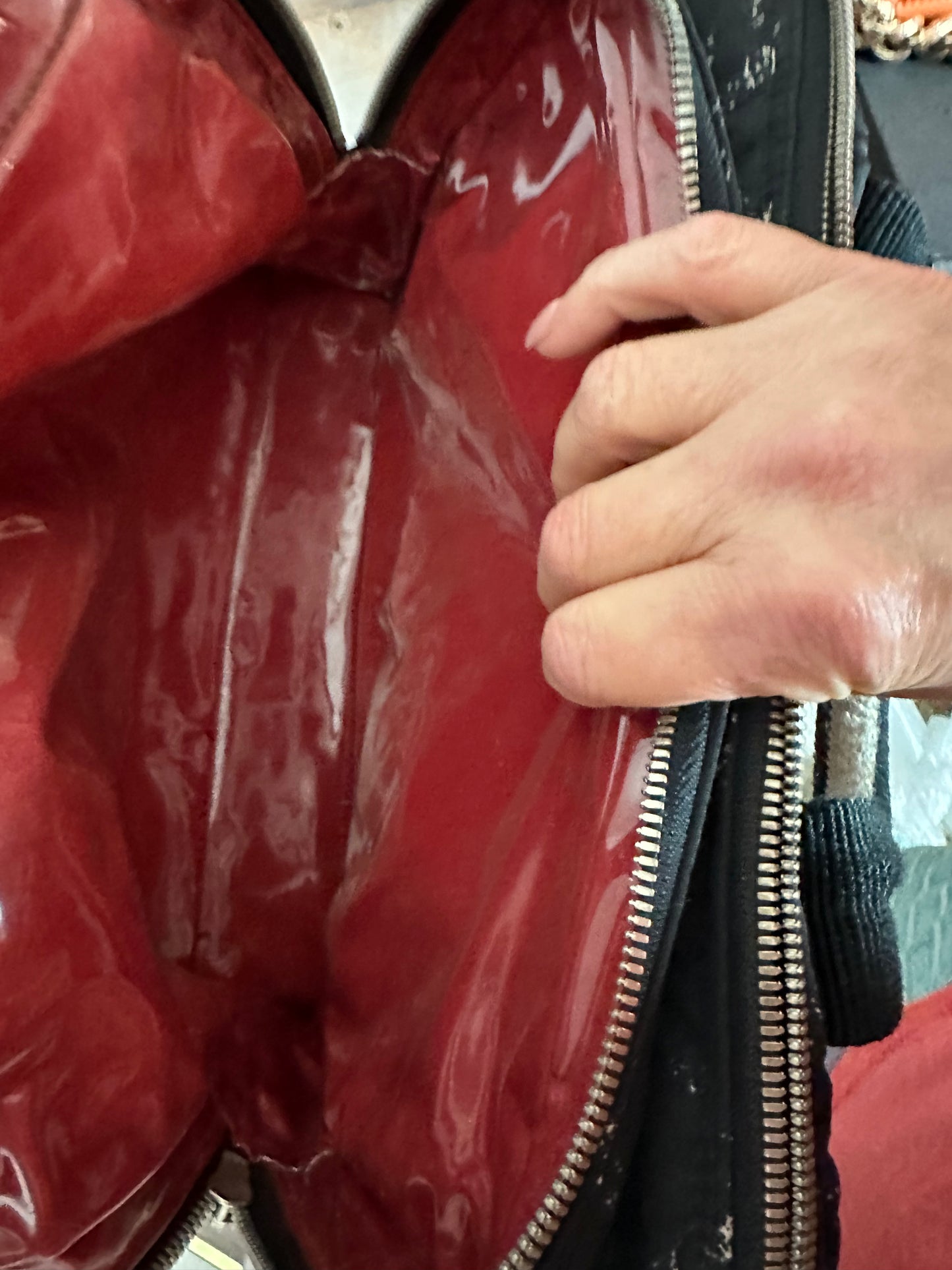 Chanel Black Nylon Travel Line Bag