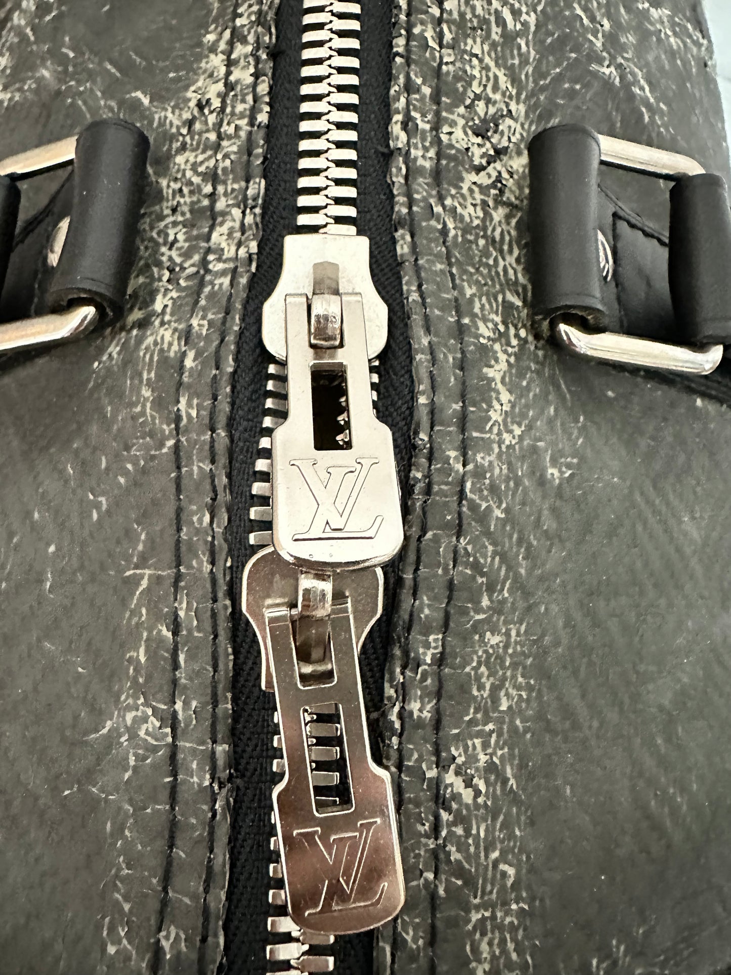 Louis Vuitton Keepall Damier Carbon 45