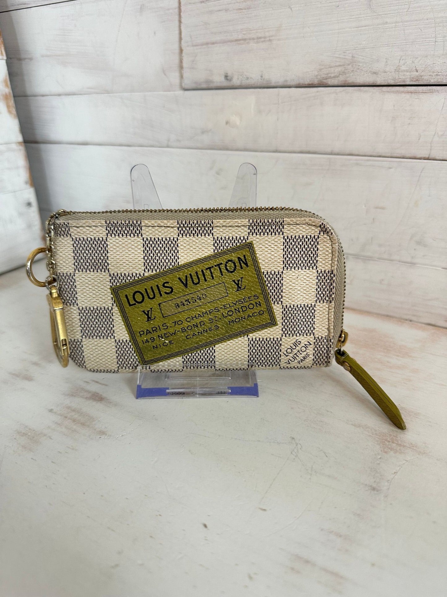 Louis Vuitton Limited Edition Damier Azur Trunk and Bags Key Pouch