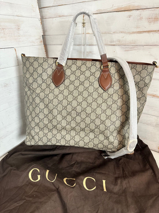Gucci Supreme Coated Canvas GG Tote - NWOT