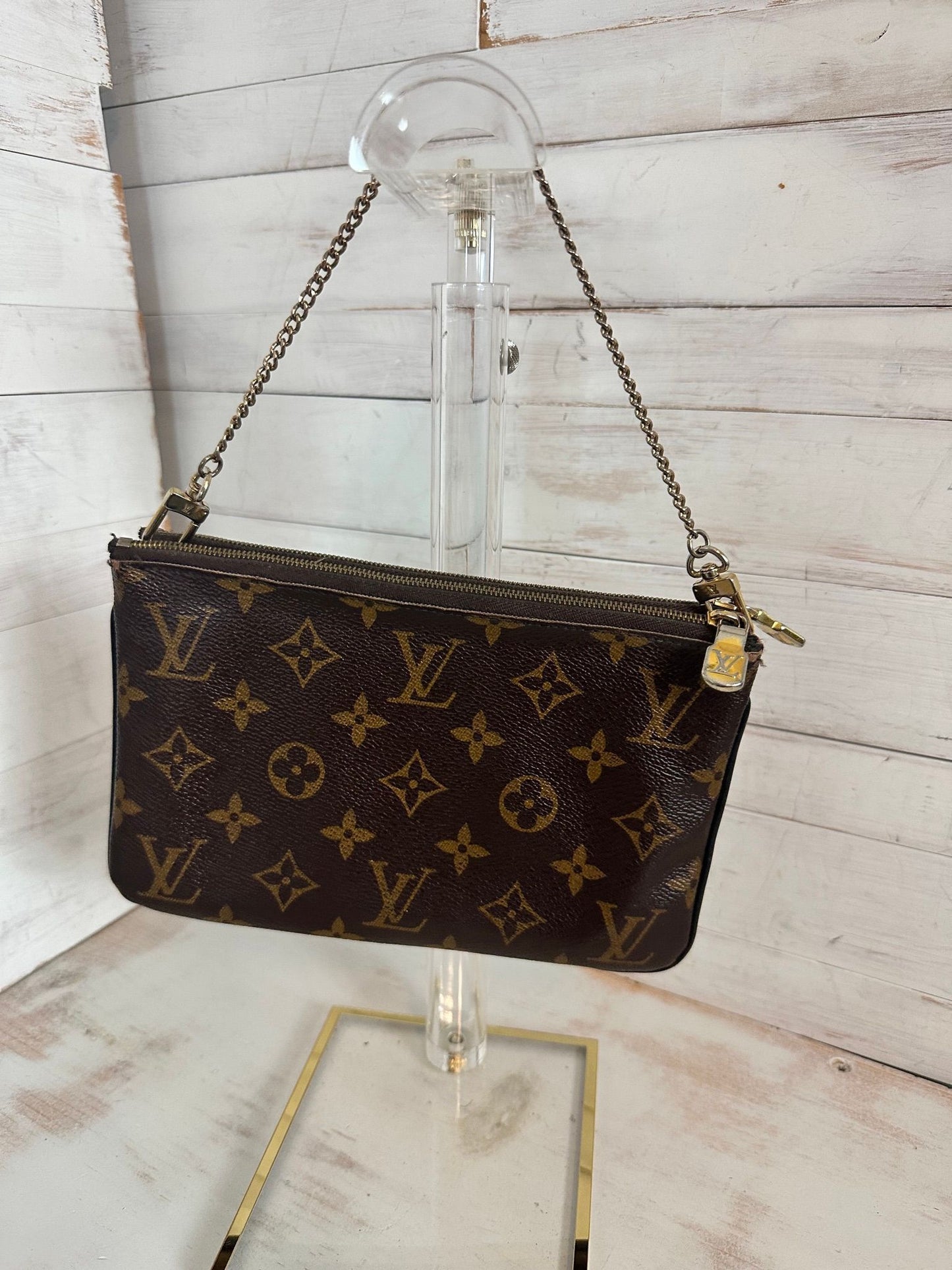 Louis Vuitton Reverse Monogram Giant Double Zipper Pochette