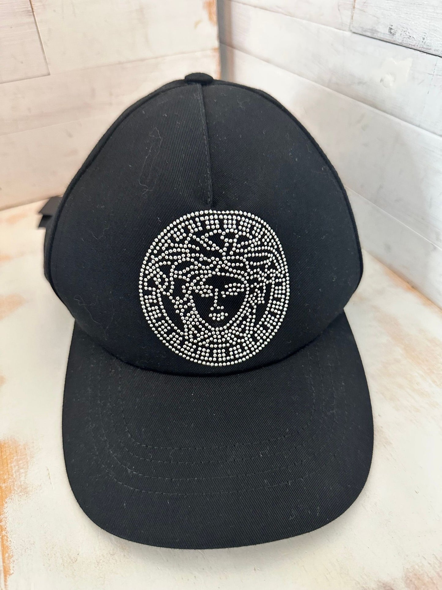 Versace Logo Embellished Hat/Size 60