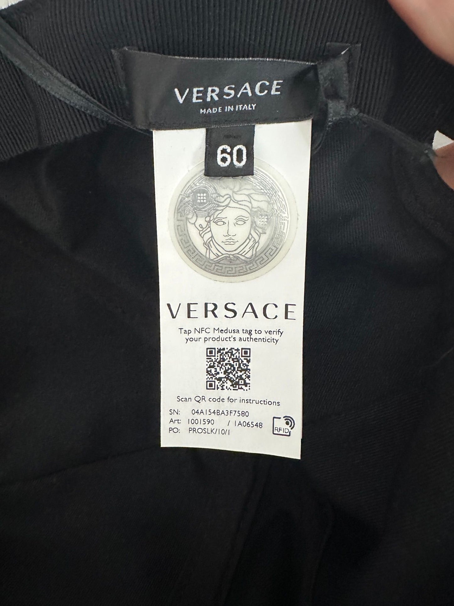Versace Logo Embellished Hat/Size 60