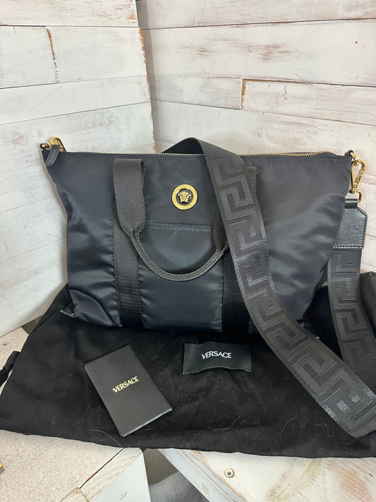 Versace La Medusa 2-Way Nylon Tote - NWT