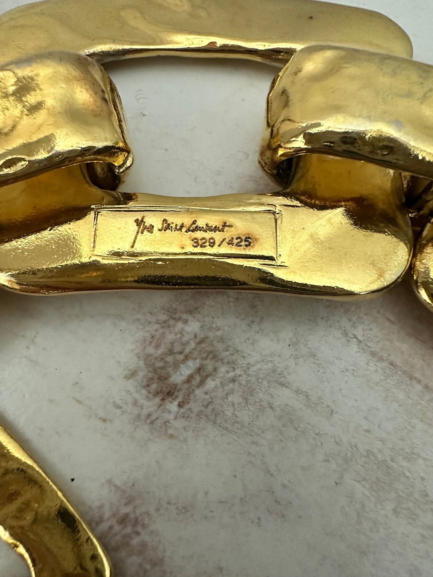YSL Vintage Chunky Link Chain